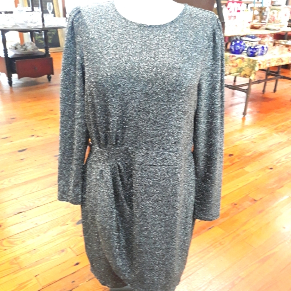 Michael Kors Silver Sequin Plus size dress